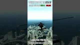 Thumbnail: When You Play GTA IV Again And You Forget Niko Has No Parachute