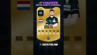 Thumbnail: How Good Is Kevin Doets? 🎯 2026 Darts Rating