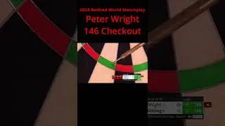 Thumbnail: Peter Wright 146 Check-out🎯Betfred World Matchplay 2023 #darts #worldmatchplay#dartslive#peterwright