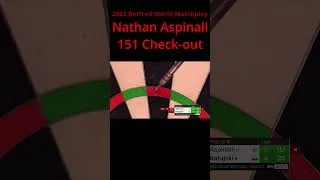 Thumbnail: Nathan Aspinall 151 Check-out 🎯 2023 Betfred World Matchplay 2023 #darts      #worldmatchplay