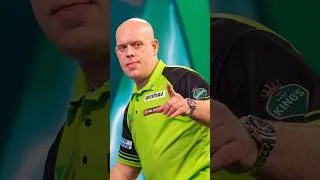 Thumbnail: Michael van Gerwen has booked his spot in the third round of the Czech Darts Ope | Darts #Shorts