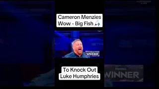 Thumbnail: Cameron Menzies Big Fish 🎣 to knock out Luke Humphries #darts #worldmatchplay