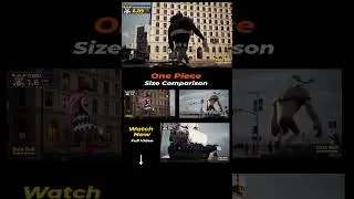 Thumbnail: One Piece Characters Size Comparison in 3D World | #trailer