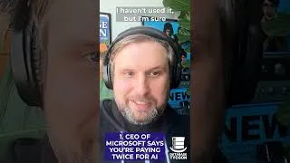 Thumbnail: Microsoft CEO Satya Nadella Says You're Paying Twice for AI! & Big NYC + Public #Data and #AI News