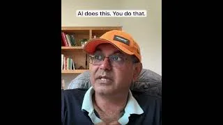 Thumbnail: AI does this. You do that.