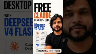 Thumbnail: DeepSeek V4 FREE FLASH ?! Use It in Claude Desktop, Claude Code & VS Code (2026 Setup)