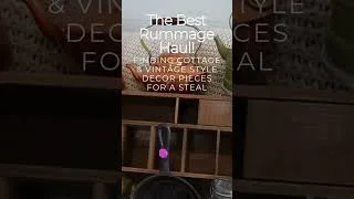 Thumbnail: The Best Rummage Finds! cottage & vintage decor #rummagesale #cottagedecor #vintagedecor