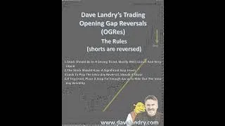 Thumbnail: Dave Landry's Trading The Opening Gap Reversal (OGRe)