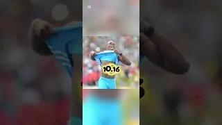 Thumbnail: Fastest 100m times ever run at champs #trackandfield #100mchampion #fastest100m