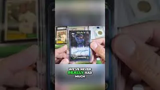 Thumbnail: Junior Caminero Topps Chrome Rookie Autograph Card Reveal! #shorts