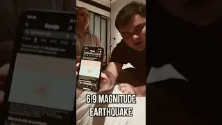 Thumbnail: We had to escape through the locked fire door #earthquake #cebu #scary