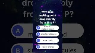 Thumbnail: Why Does Melting Point Drop from Si to P? | Periodic Trends | A-Level Chemistry