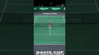 Thumbnail: #Shorts - Denis Shapovalov Hot Shot - Davis Cup by Rakuten Final 8 2022
