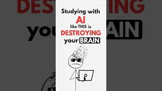 Thumbnail: Don't Use AI Tools to Study Like This!  #studytips