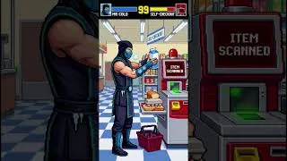Thumbnail: MR COLD vs SELF-CHECKOUT 🧊 | Retro Revolt #retrogaming #gaming #mortalkombat