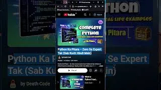 Thumbnail: Hoisting in JavaScript vs Python 🔥 | Don’t Make This Mistake! #deathcode #pythonkapitara  #coding