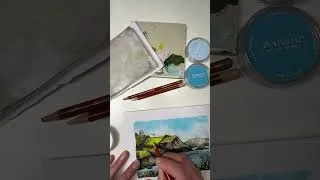 Thumbnail: Mixed Media Gelli Printing with PanPastel!  #sketchfab #mixedmedia #panpastel #acrylicpainting