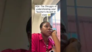 Thumbnail: The Struggle of understanding  your Teacher's Accent in class 🥲#youtubeshorts #studentlife #shorts