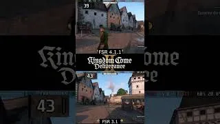 Thumbnail: 🏰 Kingdom Come: Deliverance II on Steam Deck — FSR 4.1 vs FSR 3.1 #shorts
