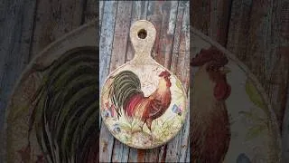 Thumbnail: DIY Kitchen Decor: Decoupage Cutting Board Tutorial #decoupage #diy #kitchen_decor #crafts