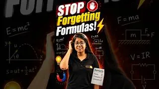 Thumbnail: ⚡ Never Forget a Formula AGAIN! 🤯 The Science Trick That Actually Works 🔥 | Aditi Mam #shorts ✅