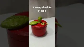 Thumbnail: DIY Organizer That Looks Like an Apple ❤️✨ #trending #diy #organizer #shorts