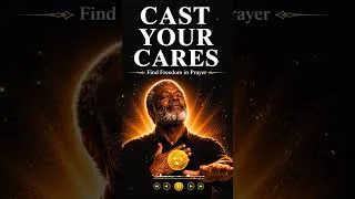 Thumbnail: CAST YOUR CARES #CastYourCares #PowerOfPrayer #Shorts #FreedomInChrist #AnxietyRelief #WorshipMusic