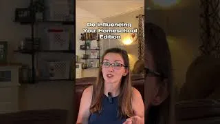 Thumbnail: #deinfluencing #homeschoolhelp #howtohomeschool #homeschooladvice