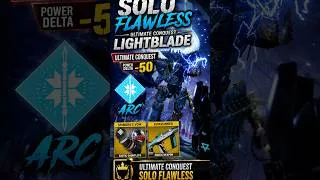 Thumbnail: Destiny 2: SOLO FLAWLESS Lightblade Ultimate Conquest | Arc Hunter | Shinobu's Vow
