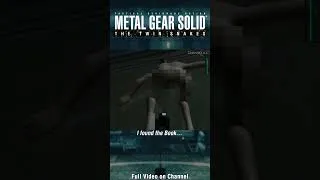 Thumbnail: I found the Book... - Metal Gear Solid: The Twin Snakes HD Moment #shorts #metalgearsolid