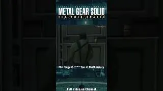 Thumbnail: The longest F*** You in MGS - Metal Gear Solid: The Twin Snakes HD Moment #shorts #metalgearsolid