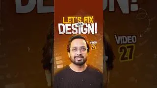 Thumbnail: Let's Fix your Design #graphicdesinger