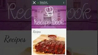 Thumbnail: React.js Recipe Book (Demo)
