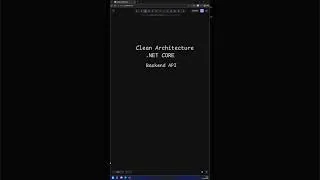 Thumbnail: .NET Core Backend API | End to End Implementation #dotnet #coding #backenddevelopment