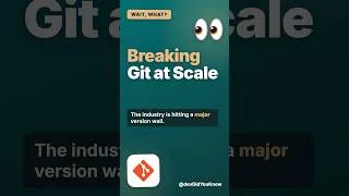 Thumbnail: Why Your Git Infrastructure Is Failing At Scale #versioncontrol