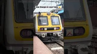 Thumbnail: New Changes In Mumbai Local Train 😃🚂 #indianrailways #localtrains #centralrailways
