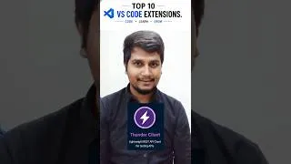Thumbnail: Top 10 VS Code Extensions Every Python Developer Must Install (2026) #shorts #shortvideo