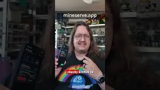 Thumbnail: Host a PUBLIC Minecraft Server on Your Phone! 📱⛏️ (MineServe Update) #Shorts