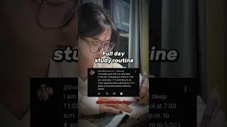 Thumbnail: 6am full day study routine #shorts #study #girls #foryou #routines #school #schoollife #fun #trend