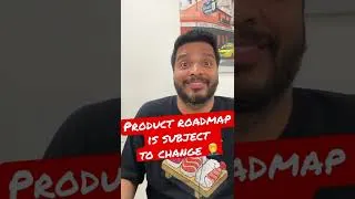 Thumbnail: Product Roadmap Disclaimer | Building a flexible Product Roadamp #shorts