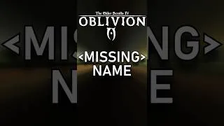 Thumbnail: THE WEIRDEST ITEM IN OBLIVION | TES IV Oblivion #shorts