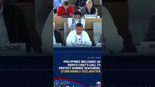 Thumbnail: Philippines Welcomes UN Rights Chief’s Call to Protect Hormuz Seafarers, Citing Manila Declaration