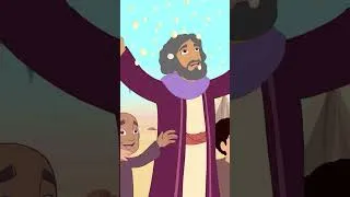 Thumbnail: Manna Song - Animated Bible Songs #shorts