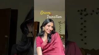 Thumbnail: Transition oo പോയി😭😫💔 #grwm #transition #getreadywithme #glowingskin #glowup #saree
