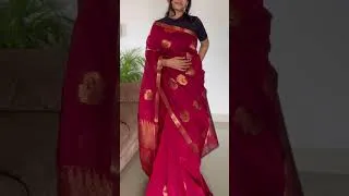 Thumbnail: Grwm♥️#grwm #saree #styling #shortsfeed #shortsvideo #shorts