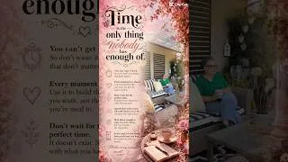 Thumbnail: Time is the most precious commodity, use it wisely and make every second count. #resetyourself