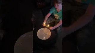 Thumbnail: Burning Xmas tree trimmings for seasonal incense