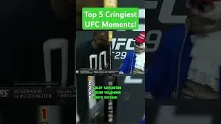 Thumbnail: Top 5 Cringiest UFC Moments! #shorts #ufc #top