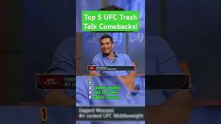 Thumbnail: Top 5 UFC Trash Talk Comebacks! #shorts #ufc #top