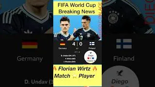 Thumbnail: 🚨FIFA World Cup Live News Florian Wirtz ⭐️ performance German midfielder #football #germany #2026